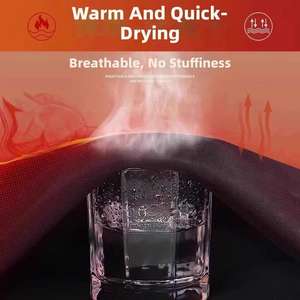 速乾性 レディース 冬用 2 in 1 登山 スキー アウトドア 暖かいインナーウェア パンツ スポーツスーツ タイト ヨガ 長袖 - Product Image 4