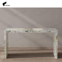 Console et table basse en pierre massif Tostone, écologiques, couleur personnalisable, élégantes, durables, meubles de salon