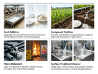 Phosphate d'urée de haute pureté, cristal H3PO4CO(NH2)2, qualité industrielle