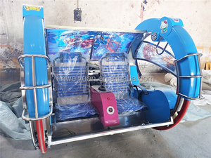 Paseos en parque de atracciones que funcionan con monedas 360 grados Rolling Electric Leswing Swing Car Happy Car a la venta - Product Image 4