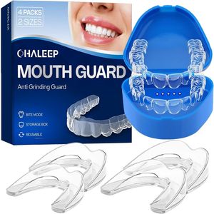 Garde de nuit dentaire moulable pour les dents endormies Anti meulage des dents protège-dents aide au sommeil arrêter le bruxisme Anti ronflement pièce buccale - Product Image 1