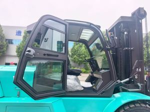 Chariot élévateur diesel de grande capacité en gros de Chine, chariot élévateur à combustion interne robuste, dispositifs de sécurité complets et homologué CE - Product Image 3