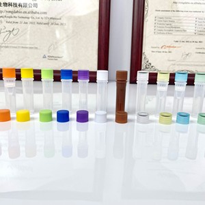 Tubo de laboratorio AMNGENT, tubos criogénicos con tapa, viales criogénicos de 0,5/1,5/2ml, tubo criovial centrífugo estéril, microtubos de fondo plano para laboratorio - Product Image 1