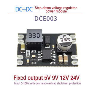 Módulo de fuente de alimentación reductor DC-DC, tamaño pequeño, <span class=keywords><strong>resistente</strong></span> al alto voltaje, 100V, 84V, 72V, 24V a 5V, 12V, 2A - Product Image 2