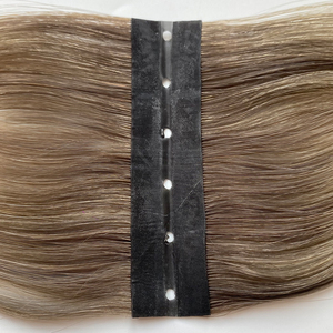 Nouvelle tendance 2026 : Trame de cheveux humains européens doublement étirés, avec trame papillon invisible, trame latérale en PU et trame injectée - Product Image 2