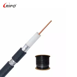 RG59 75โอห์ม/สายโคแอกซ์ RG11 | แกนทองแดงแท้รีล305ม. สำหรับการเดินสายกล้องวงจรปิด/กล้อง IP - Product Image 1