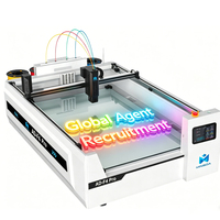 Промышленный 3D-принтер Mingda AD-F4 Pro для крупноформатной печати (1200*800 мм) с функцией отверждения, для изготовления вывесок и объемных букв, работающий с разными типами филамента