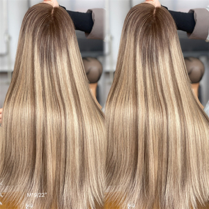 Factory Wholesale 24" <b>Silky</b> Straight <b>Top</b> Quality European Raw Virgin HD Lace <b>Top</b> Human Hair Jewish Wigs - Product Image 3