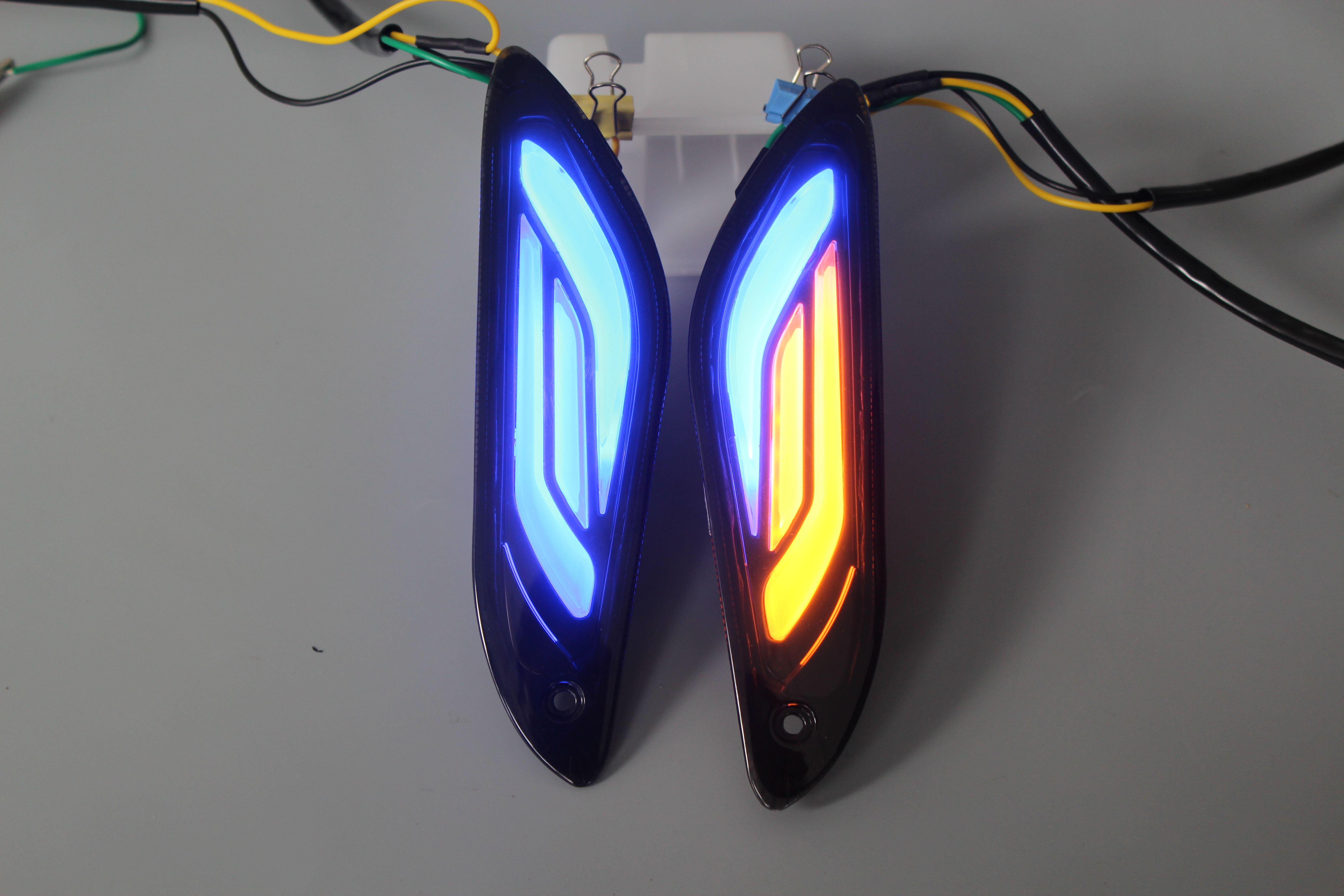 สีฟ้าสีเหลือง