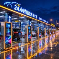 Distributeur de parfum pour voiture en libre-service avec compresseur d'air pour pneus de voiture pour stations-service