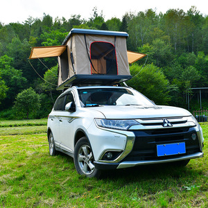 Tente de toit de voiture Tente de camp de toit de véhicule imperméable pour voiture SUV Pickup Truck Road Traveling Tente de toit pour voitures d'<span class=keywords><strong>occasion</strong></span> - Product Image 4