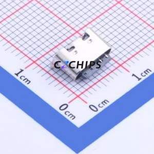 TYPE-C-31-M-32 USB Connector SMD Connector ( Connector Type: Type-C )( Gender: Female )( Mounting Type: Horizontal Mount ) - Product Image 1