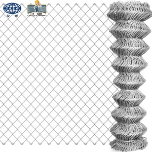 Rouleau de grillage cyclonique pour clôture, maille 1,50 de haut x 10, clôture en mailles losangées - Product Image 1