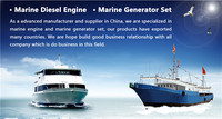 Harga Lebih Rendah Genset Diesel Kelautan Baru 50/60Hz 380/440V Generator Utama & Darurat Kelautan Kapal Perahu Nelayan Yacht