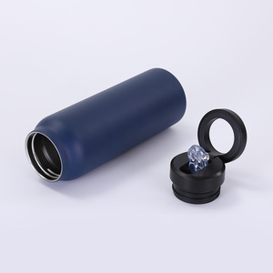 Botella de Agua de 24oz/32oz con Soporte para Móvil, Botella de Agua Deportiva de Acero Inoxidable con Soporte Magnético para Teléfono, Soporte para Teléfono - Product Image 6