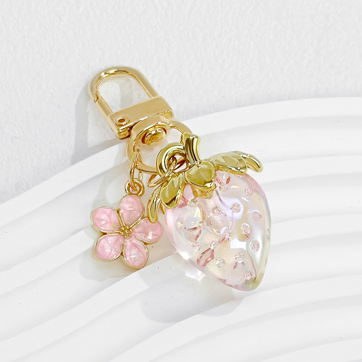 Flor de fresa rosa 9768