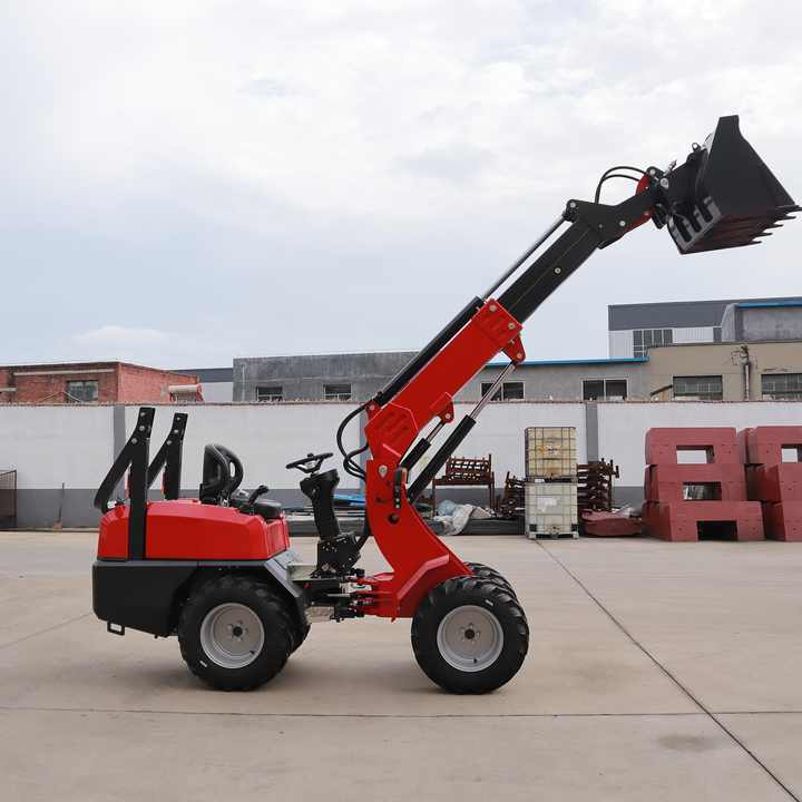 Multifunctional Mini Front End Wheel Loader with 1000kg Capacity ...