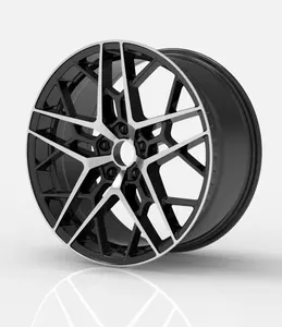 Explosion-proof Recommend Customize 17 18 19 20x9.5j Black Machine Face 5x115 Alloy Rim For Car For BMW