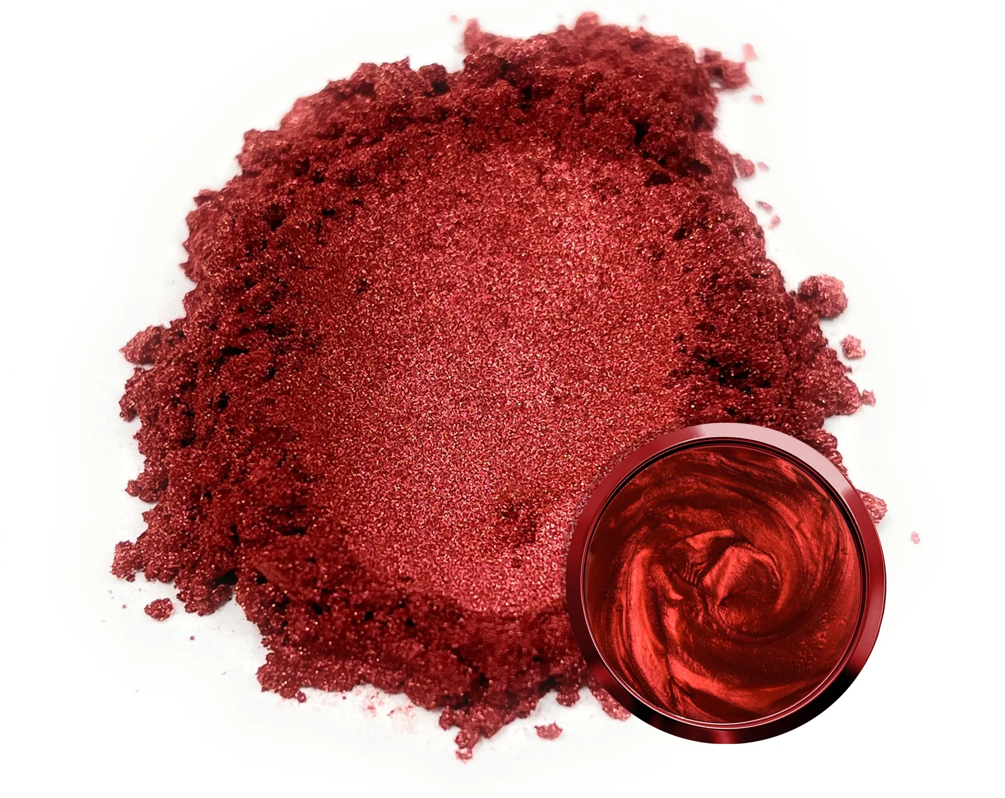 Vente en gros de poudre d'ombre à paupières de mica de qualité cosmétique, Pigment de perles pures