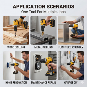 Perceuse à percussion sans fil 20V, 70Nm, 40mm, perceuse électrique pour le <span class=keywords><strong>bois</strong></span>, le métal, le béton, la construction, le <span class=keywords><strong>bricolage</strong></span> - Product Image 3