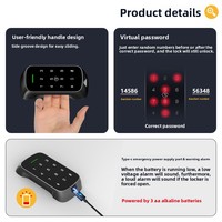 Serrure électronique intelligente pour tiroir de placard domestique, armoire à chaussures, porte de bureau, casier en aluminium, compatible Tuya APP/Mot de passe/Carte/NFC
