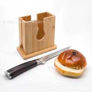 Wooden Bread Slicer Rectangle Multifunctional <b>Kitchen</b> Storage Box For Toast Bagel Cutting - Product Image 1