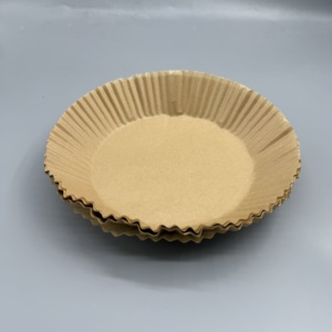 Papier sulfurisé jetable pour friteuse à air, enduit de silicone de qualité alimentaire, format carré personnalisable, imprimable, pour four et friteuse à air - Product Image 2