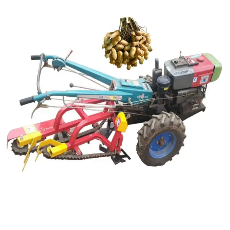 Équipement de machines agricoles associé à un tracteur, une moissonneuse ou une pelleteuse de cacahuètes