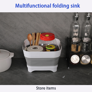 ถังพลาสติกเก็บของแห้งสำห<span class=keywords><strong>ร</strong></span>ับห้องครัว<span class=keywords><strong>อ่าง</strong></span><span class=keywords><strong>ล้าง</strong></span>หน้า<span class=keywords><strong>ล้าง</strong></span>ผักผลไม้แบบพับได้สำห<span class=keywords><strong>ร</strong></span>ับกา<span class=keywords><strong>ร</strong></span>เดินทาง - Product Image 2