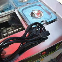 Chariot de présentation de glaces et de gelatos Kolice, style italien, modèle C5-CE certifié, garantie 1 an, capacité 12 bacs