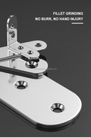 Épaisseurs de fixation d'angle en acier inoxydable galvanisé 304, supports d'angle décoratifs standard pour bois ou meubles