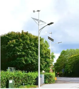 IP65 100W 200W 300W 400W Wind Turbine Farm Desert Park Wind And Solar Hybrid Power Led Light