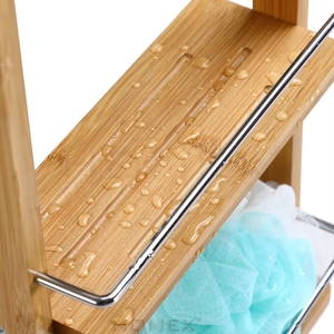 Pavimento in piedi 4 livelli <span class=keywords><strong>doccia</strong></span> Caddy angolo <span class=keywords><strong>doccia</strong></span> supporto <span class=keywords><strong>Shampoo</strong></span> per il bagno - Product Image 4