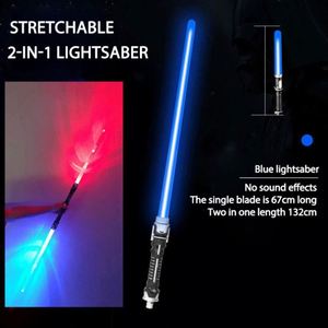 Espada Láser Retráctil con Sonido y Luces Intermitentes de 24 LED, Juguete de Espada Láser Giratoria para Niños, Gran Venta 2024 - Product Image 3