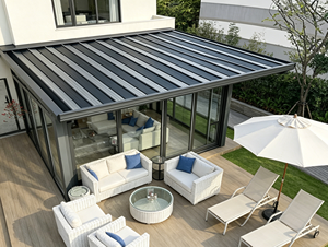 <span class=keywords><strong>Volet</strong></span> roulant horizontal motorisé automatique en aluminium pour toit, véranda, <span class=keywords><strong>piscine</strong></span>, résidentiel, moderne, à énergie <span class=keywords><strong>solaire</strong></span>, certifié CE - Product Image 4