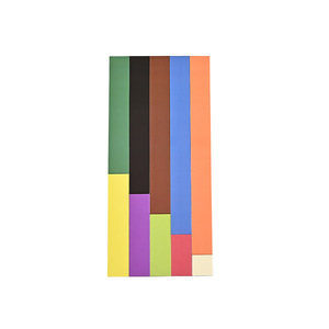 Bandes magnétiques souples personnalisables Xiwen, aides pédagogiques pour tableau noir, autocollants DIY, patchs rectangulaires colorés - Product Image 3