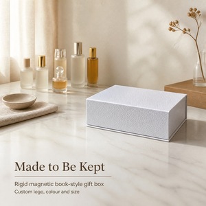 Caixa de Presente Magnética Personalizada, Embalagem de Papel Rígido para Conjunto de Perfume, Cosméticos, Cuidados com a Pele e Joias, Fabricante de Presentes de Luxo - Product Image 2