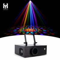 Projecteur LED 150W à Effet Gobo Caleidoscope avec Bol Réflecteur Rotatif DMX512 RDM pour Éclairage Scénique DJ Club Événementiel
