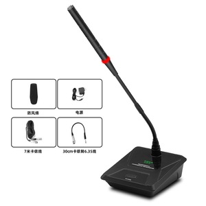 Conbailarín vocal con cable de alta calidad <span class=keywords><strong>profesional</strong></span> XLR pro metal <span class=keywords><strong>microfono</strong></span> tubo de cuello de cisne consender micrófono capacitivo - Product Image 2