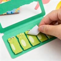 Onglets adhésifs réutilisables en forme d'animaux, jolis marque-pages en forme de pouce pour carnets, agendas, fournitures scolaires et de bureau