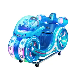 Kinder Kiddie Ride Munt Aangedreven Rocking Car Space Motorfiets Game Amusement Machine