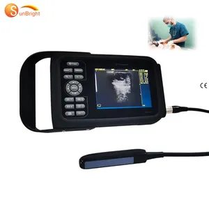 Sun-808F 5.6 inch handheld best selling professional Veterinary 2D black and white full digital easy carry ultrasound machine