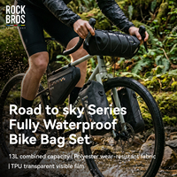 ROCKBROS ROAD to SKY SERIES 4L Tas Sadel Sepeda Tahan Air dengan Tali Bahu Magnetik Lepas-Pasang Cepat untuk MTB Road