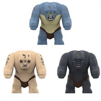 Minifigurines Troll de la Caverne, Troll de la Pierre, Troll de la Montagne P8023-P8025 compatibles avec les blocs de construction Lego Hobbit Seigneur des Anneaux