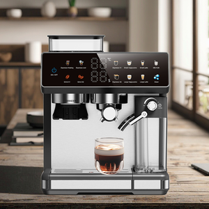 Machine à expresso professionnelle avec moulin intégré et réservoir à lait, 20 bars, machine à expresso automatique, écran tactile intelligent, machine à café glacé - Product Image 4
