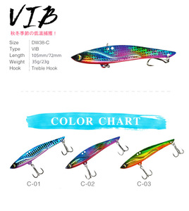 Señuelo Artificial Metálico <span class=keywords><strong>Espress</strong></span> Lure VIB de 23g y 35g para Pesca de Largo Alcance en Agua Salada - Lubina - Venta al Por Mayor - Product Image 5