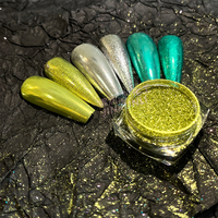 Poudre de Pigment Scintillant en Vrac Effet Diamant pour Cosmétiques, Fard à Paupières, Pigment Éclatant Teinte Bonbon pour Ongles