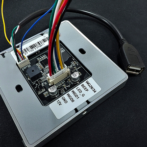 Lector de Tarjetas de Acceso con Código QR RFID TCP/IP Wiegand de 13.56MHz con Medición Biométrica de Huellas Dactilares para Control de Acceso - Product Image 6