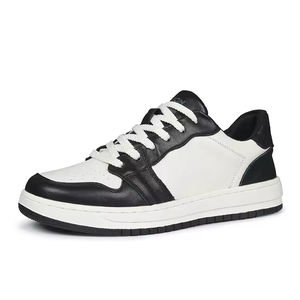 Zapatillas Casuales de Hombre de Caña Baja - Diseño Panda Blanco y Negro, Cierre con Cordones, Transpirables, Antideslizantes, para Todas las Estaciones - Product Image 1