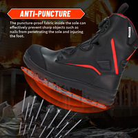 Usine OBM ODM Bottes de sécurité pour pompier en gros personnalisées Bottes de sécurité à boucle rapide d'urgence pour pompiers